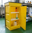 17 Litre Polyethylene Chemical Storage Cabinet with Lockable Door