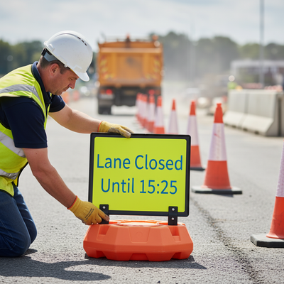 Premium 600 x 450mm Q-Sign with Robust Design and Stability