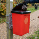 25 Litre Dog Waste Bin with Lift Lid – Wall or Post Mount