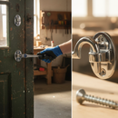 Premium 100mm Chrome Plated Cabin Hook and Eye Latch for Doors and Windows - Heavy Duty Security Solution