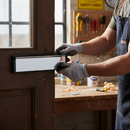 Premium Internal Draught Excluder Letterbox 10" - Adjustable Sleeve for Door Thickness 40-80mm with Weather Protection Features