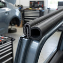 Side-Lip Door Seal Edge Trim 20x12mm for 2-4mm Panels - 5m EPDM