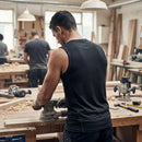 Lightweight Bamboo Charcoal Tank Top - Black