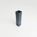 72x72mm Aluminium Gutter Outlet Spigot Extender — RAL 7016