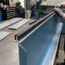 Steel-Reinforced Grip Edge Trim 17x10mm for 1-4mm Panels - 50m PVC