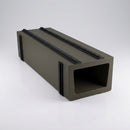 Aluminium Coping Fixing/Joint Brackets 1500mm Centres — RAL 7022