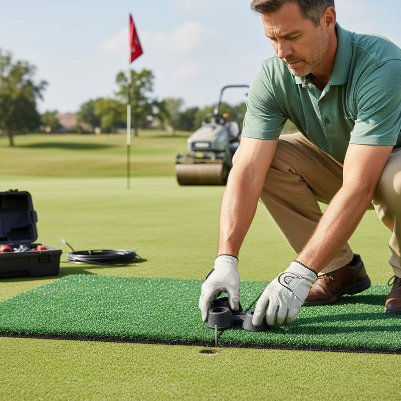 Dark Khaki Premium Connectors for Matting - Safety and Traction on Paths