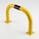 600 x 1000mm Steel Collision Protection Guard, Yellow/Black (view 2)