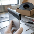 U-Profile Rubber Edge Protector 10x5mm for 1mm Panels - 50m EPDM