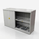 Steel Drum and IBC Storage Cabinet 2200L – 32 Drums or 8 IBCs (view 2)