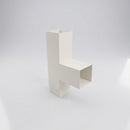 72x72mm Flush Joint Downpipe Branches — 92.5° & 112.5° — RAL 9010 / 92.5 Degrees
