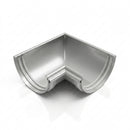Half Round Aluminium Gutter Angle 90° - 125mm — RAL 9006