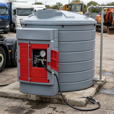 6000 Litre Plastic Bunded Diesel Tank with Pump & Gauge
