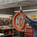 Dim Gray Heavy Duty Aluminium Wall & Ceiling Hook 250 x 215 x 25mm