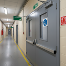 Slate Gray Heavy Duty Smoke Door Keep Locked Shut Safety Sign