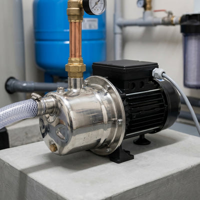 45 L/min Self-Priming Stainless Steel Surface Pump 230V 0.65kW