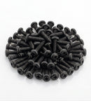 No. 12 × 30mm Pozi Pan Gutter Bracket Fixing Screw (100 Pack) — Textured Black