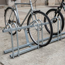3 Space Galvanised Steel Cycle Rack