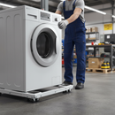 Professional Heavy Duty Steel Appliance Rollers - Tool-Free Adjustable Design with 545kg Load Capacity for Safe Appliance Movement