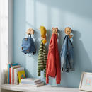 Premium Animal Wooden Coat Hooks - Eco-Friendly, Durable Design for Lightweight Hanging and Creative Organization