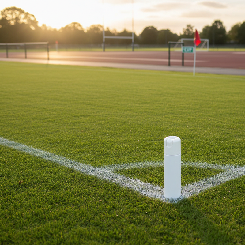 Dark Olive Green Premium Spot Marker Paint Aerosol 275ml - White for Construction & Surveying