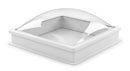 Square Fixed Dome Rooflight 1000x1000mm PVC Upstand (view 2)
