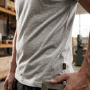 Classic Cotton Crew Neck Work T-Shirt - Ash Grey