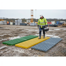 Light Slate Gray Premium Waffle Boards - Pack of 2 for Enhanced Traction