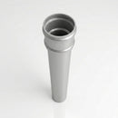 Traditional Downpipe Length 63mm Dia x 3m Non-Eared Socket — RAL 9006