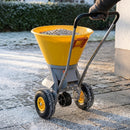 35 Litre Grit and Salt Spreader with Pneumatic Tyres