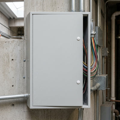 2hr Fire Rated Metal Electrical Box Cover IP43 External Use