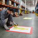 Light Slate Gray Premium Walking Man Stencil Kit - Flexible Polyester for Precision Art