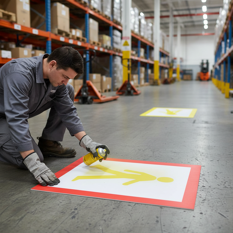 Light Slate Gray Premium Walking Man Stencil Kit - Flexible Polyester for Precision Art