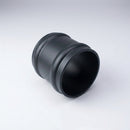 76mm Traditional Aluminium Downpipe Socket Non-Eared Spare — RAL 7021