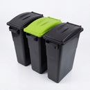 3-Compartment 70L Recycling Station Set (view 2)