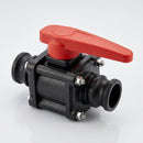 1 1/2" Female Camlock Ball Valve for Tank Flow Control (view 2)
