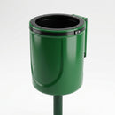 40 Litre Open Top Post Mountable Litter Bin (view 2)