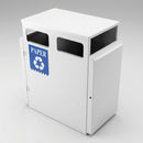 200 Litre Mild Steel Recycling Bin with Dual Liners and Slam Lock (view 2)