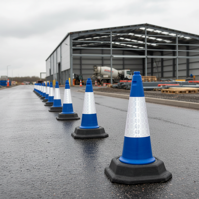 500mm 2-Piece Premium Traffic Cone with High Durability