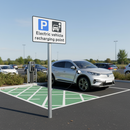 Light Steel Blue Premium Electric Vehicle Recharging Point Sign Face - Class 2 Reflectivity