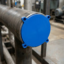 8" Class 150 Flange Stud Hole Insert - Blue LDPE (view 2)