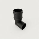 76mm Diameter Traditional Aluminium Downpipe Bends 92.5° & 112.5° — Textured Black / 92.5 Degrees