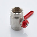 1/2" BSP Female Lever Ball Valve – Plated Brass 54mm (view 2)
