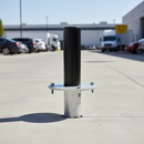 Light Gray Heavy Duty Bollard Root Fixing Adapter for Enhanced Stability