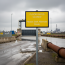 Gray Custom High-Performance Rectangular Sign 1050 x 750mm