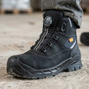 S3S Safety Boot with BOA Dial Fastening - Black