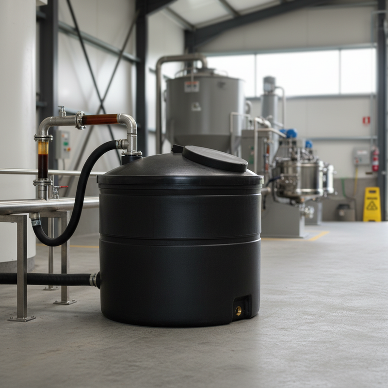 Dim Gray Premium Heavy Duty 1450 Litre Molasses Storage Tank