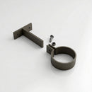 Adjustable Aluminium Pipe Clip 63mm Diameter — RAL 7022