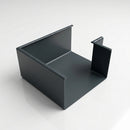 90° Aluminium Box Gutter Angle 135 x 100mm — RAL 7016