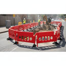 Dim Gray Mini DoubleTop Barrier Fencing Panels - High-Performance Traffic Barriers